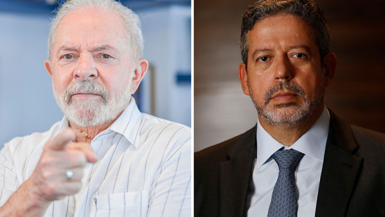 O ex-presidente Lula (PT) e o presidente da Câmara dos Deputados Arthur Lira (PP-AL) -
