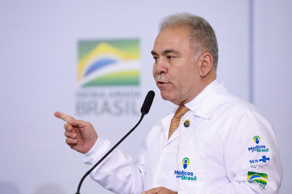 Palavras do Ministro da Saúde MarceloQueiroga.Foto: Alan Santos/P
