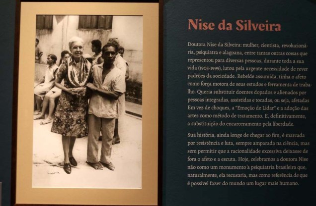 A exposição "Nise da Silveira – A Revolução Pelo Afeto", no Centro Cultural Banco do Brasil (CCBB), na região central do Rio de Janeiro, reúni cerca de 90 obras Museu de Imagens do Inconsciente, 2021.