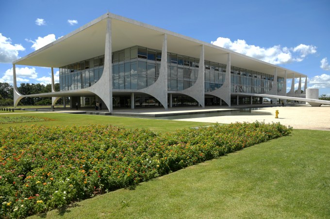 Fachada do Palácio do Planalto