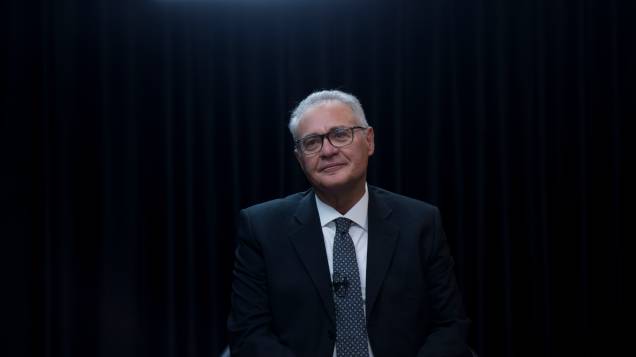 O senador Renan Calheiros durante a gravação do programa Amarelas On Air, de Veja - O senador Renan Calheiros durante a gravação do programa Amarelas On Air, de Veja -