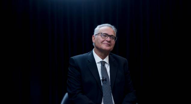 O senador Renan Calheiros durante a gravação do programa Amarelas On Air, de Veja - O senador Renan Calheiros durante a gravação do programa Amarelas On Air, de Veja -