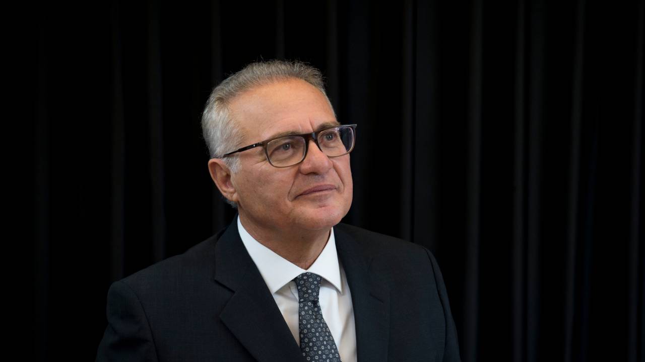 O senador Renan Calheiros durante a gravação do programa Amarelas On Air, de Veja //