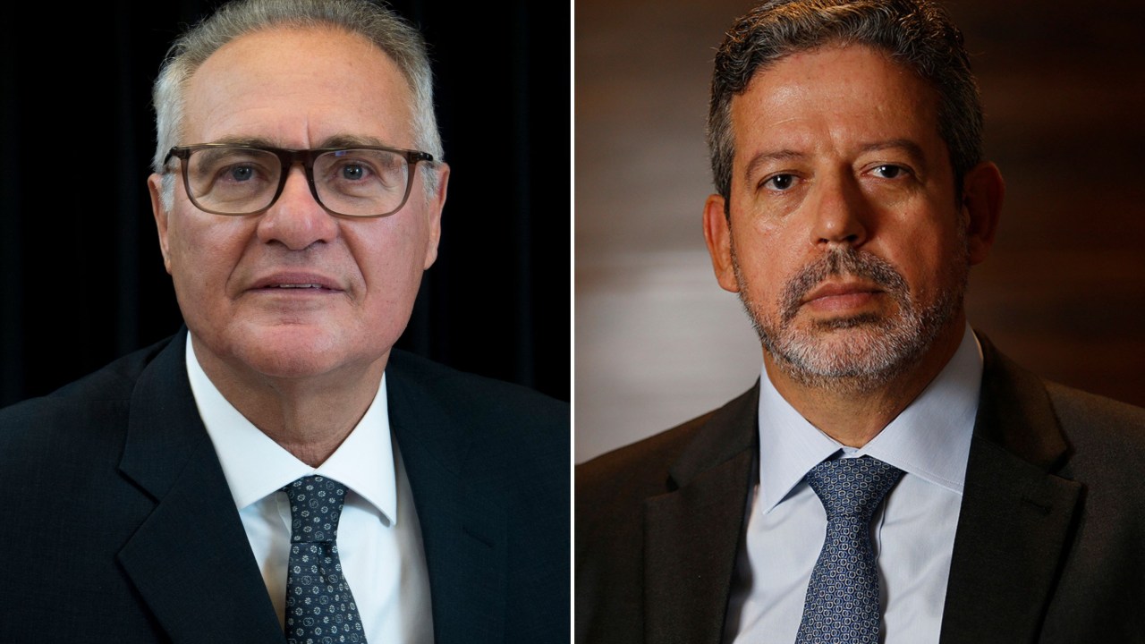 O senador Renan Calheiros (MDB-AL) e o deputado federal Arthur Lira (PP-AL) -