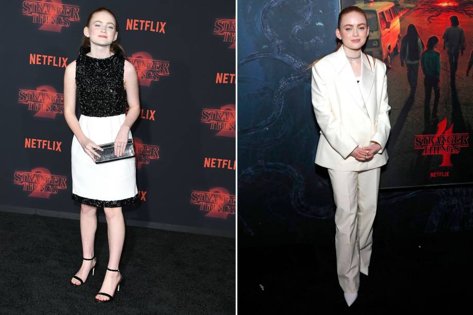 O antes e depois de Sadie Sink, a Max Mayfield de Stranger Things