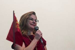 Sofia Manzano candidata presidencial do Partido Comunista Brasileiro PCB