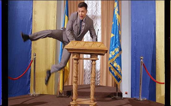 Volodymyr Zelensky, de comediante `a presidente da Ucrânia, em tempos de guerra contra a segunda maior potência bélica do mundo.