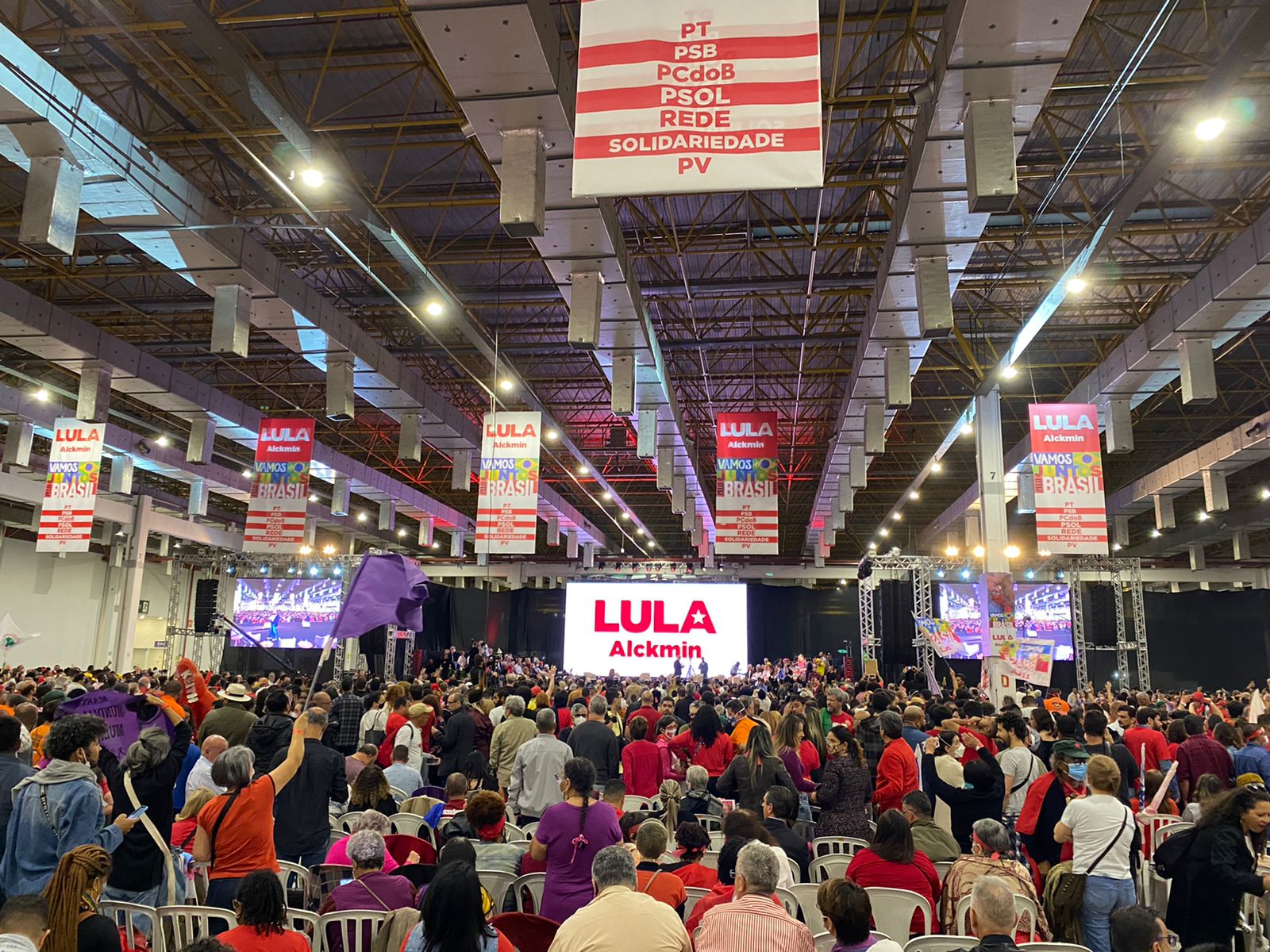 Launch of Lula's candidacy in São Paulo