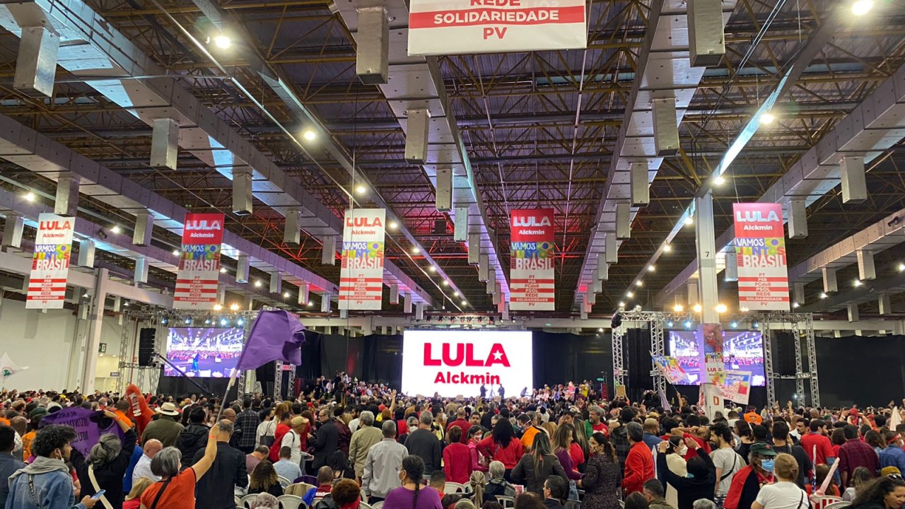 Lançamento da candidatura de Lula em São Paulo