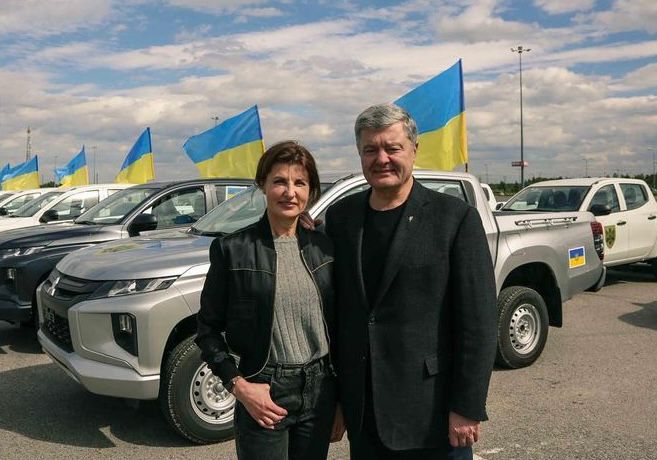 O ex-presidente da Ucrânia Petro Poroshenko em foto publicada na última sexta-feira, 27