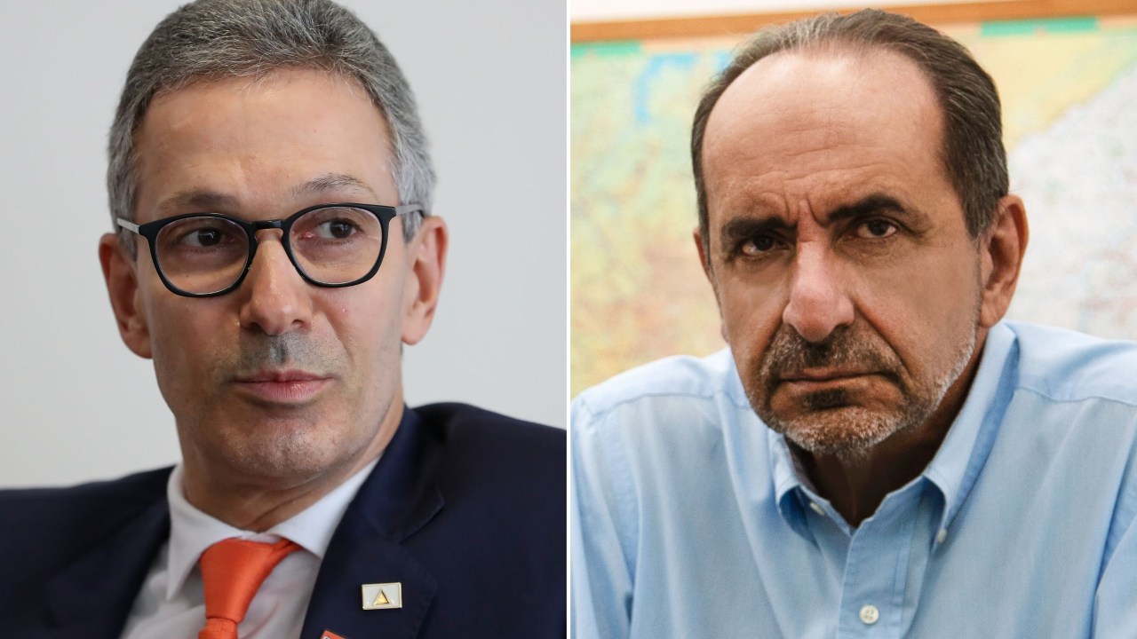 O governador de Minas Gerais, Romeu Zema (Novo), e o ex-prefeito de Belo Horizonte, Alexandre Kalil (PSD) -