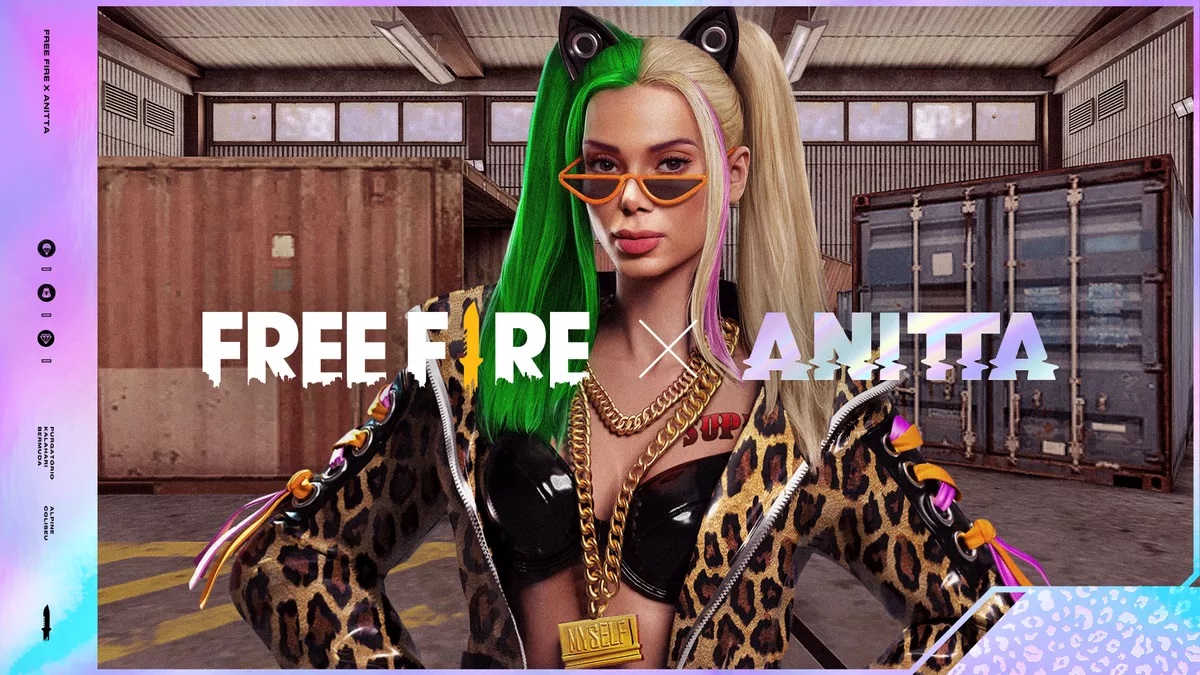 Anitta participated in the creative process of A Patroa, her character in the game Free Fire -