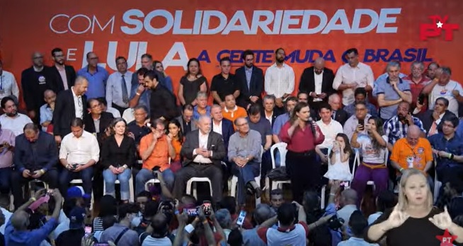 Event to formalize Solidarity's support for Lula's candidacy