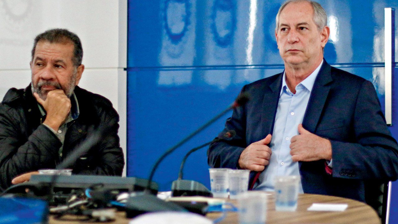 ATÉ O FIM - Lupi e Ciro: o presidente do PDT garante que ex-ministro não vai abrir mão da quarta candidatura presidencial -