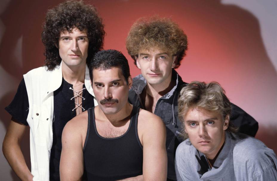Banda Queen nos anos 80.