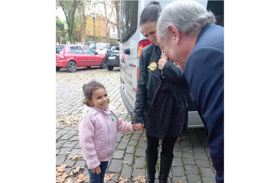 Ciro Gomes pré candidato `a presidência pelo PDT em campanha pelo Rio Grande do Sul, em 19/06/2022.