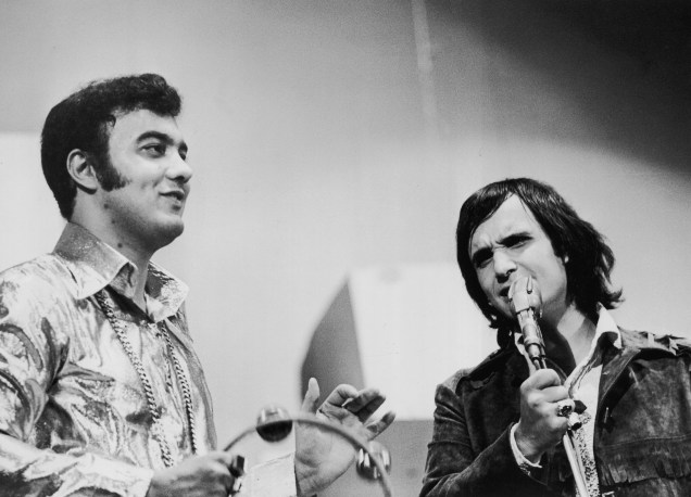Erasmo Carlos e Roberto Carlos, em 1967.