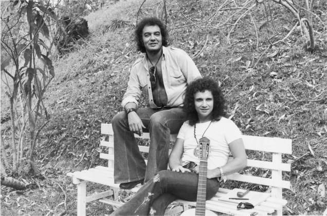 Erasmo Carlos e Roberto Carlos, nos anos 70.