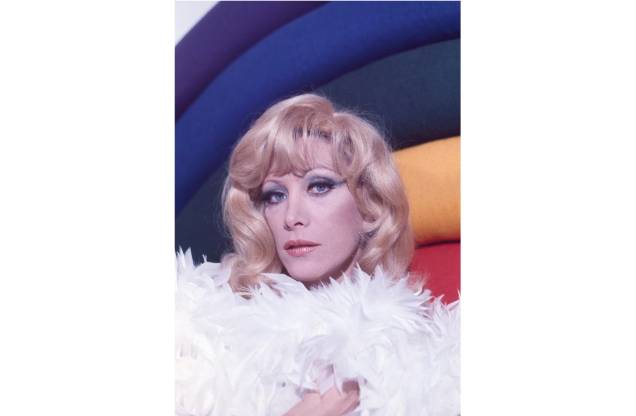 A atriz e modelo Ilka Soares, anos 70.