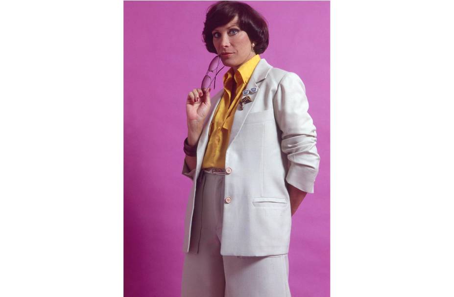 A atriz e modelo Ilka Soares, anos 80.