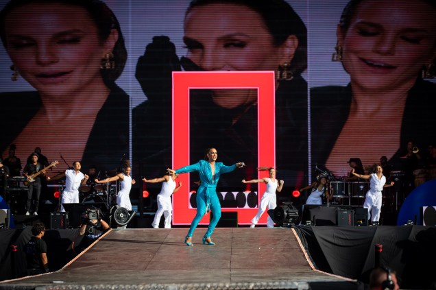 Show de Ivete Sangalo no Rock in Rio Lisboa, no Parque da Bela Vista, em Lisboa, Portugal, 19/06/2022. 