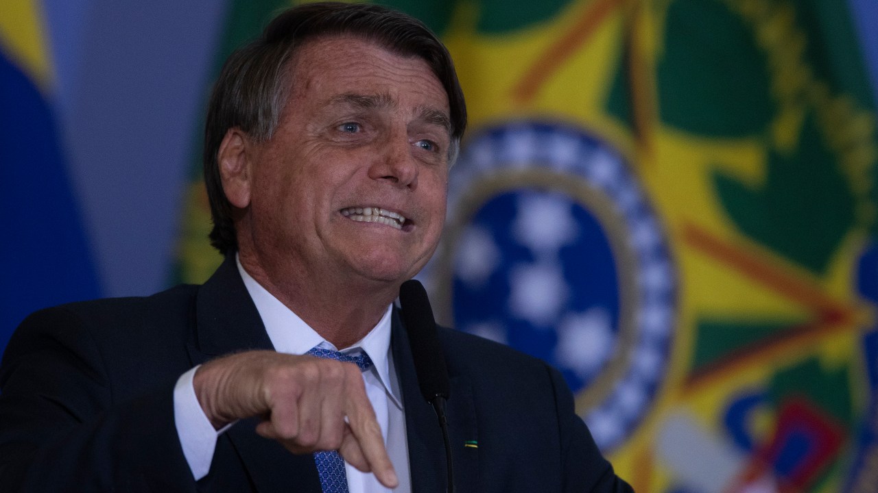 AME5246. BRASILIA (BRASIL), 07/06/2022.- El presidente de Brasil, Jair Bolsonaro