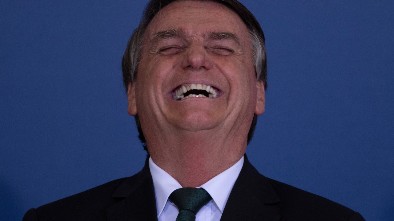 O presidente Jair Bolsonaro (PL) -