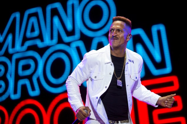 O rapper Mano Brown no Rock in Rio, Rio de Janeiro, 2019.