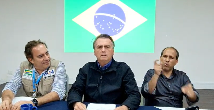 O presidente Jair Bolsonaro (PL) fala sobre a soltura do ex-ministro Milton Ribeiro