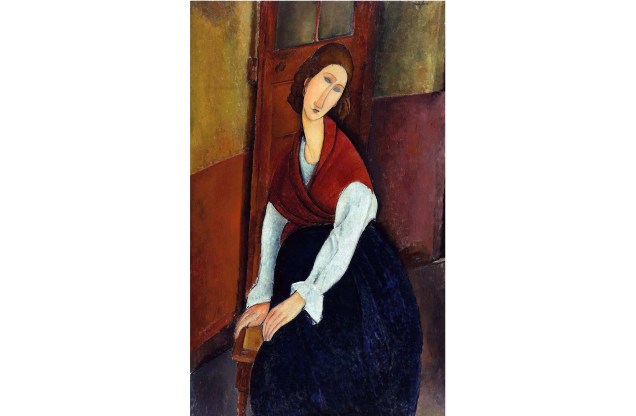 Amedeo Modigliani,  "Jeanne Hebuterne " 1919.