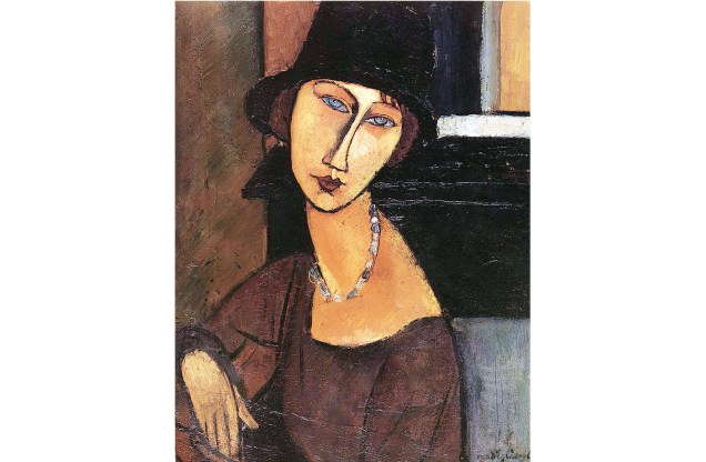 Amedeo Modigliani "Jeanne Hebuterne", 1917 .