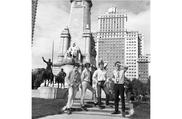 Banda britânica The Kinks, em Madri, 1966.