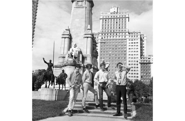 Banda britânica The Kinks, em Madri, 1966. Banda britânica The Kinks, em Madri, 1966.