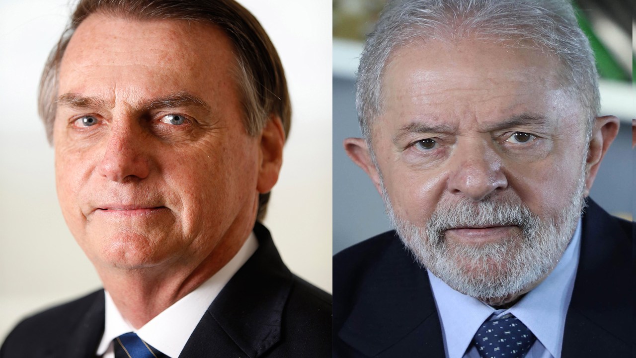 Jair Bolsonaro e Lula -
