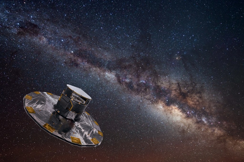 NO FIRMAMENTO - A sonda e a Via Láctea: o aparelho escaneia o espaço em busca de respostas -
