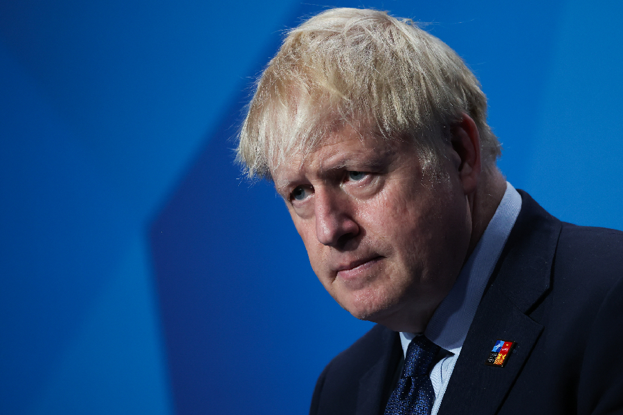 O primeiro-ministro britânico, Boris Johnson - 30/06/2022 -