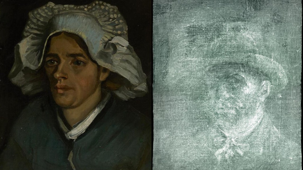 O autorretrato de Van Gogh escondido atrás de 'Head of a Peasant Woman'