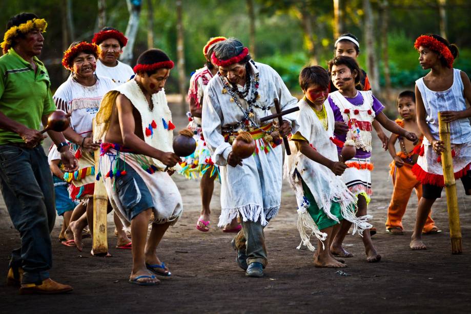 Povos Indígenas da Aldeia Laranjeira Nhanderu, na região de Cristalina, Mato Grosso do Sul. 2012