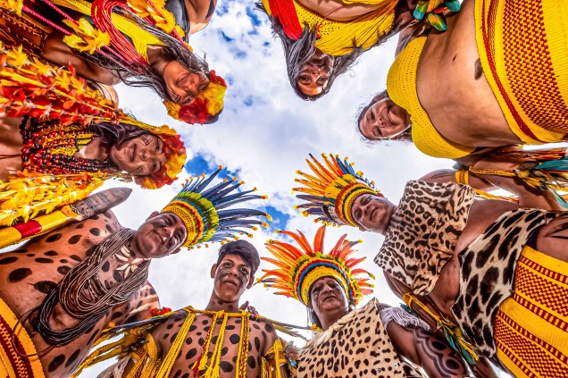 Povos Indígenas da Tribo Kaiapós, no sul do Pará, em 2020. Povos Indígenas da Tribo Kaiapós, no sul do Pará, em 2020.