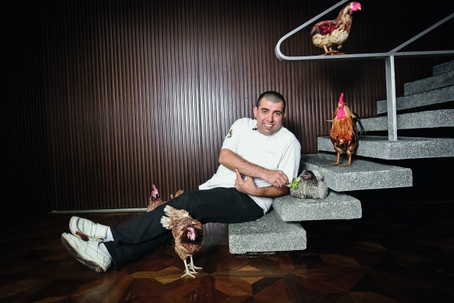 Jefferson Rueda, chef e sócio do restaurante Áttimo, em São Paulo. Eleito o Chef do ano pelo júri da revista Veja São Paulo Comer e Beber 2013/2014.