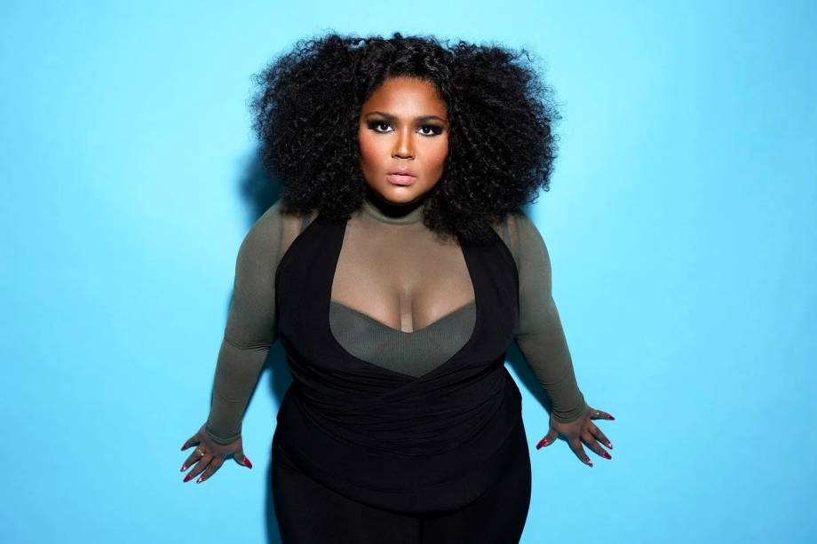 Lizzo, cantora, compositora, happer,  norte americana, 2019.