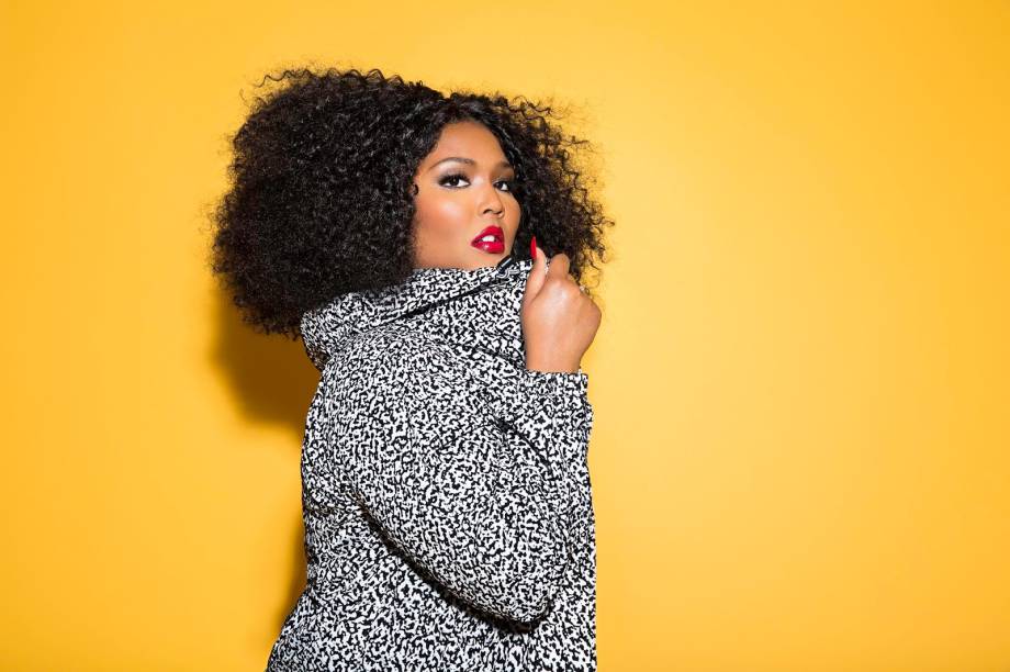 Lizzo, cantora, compositora, happer,  norte americana, 2018.