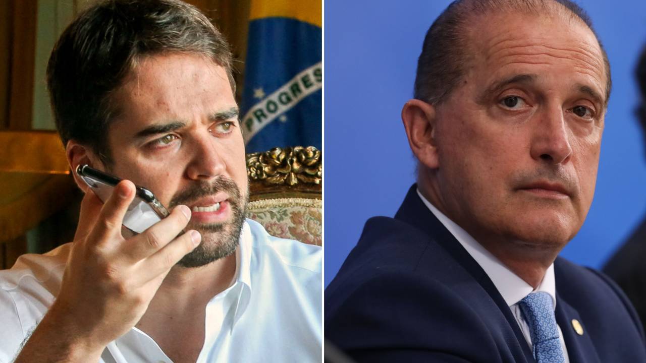 Eduardo Leite e Onyx Lorenzoni -