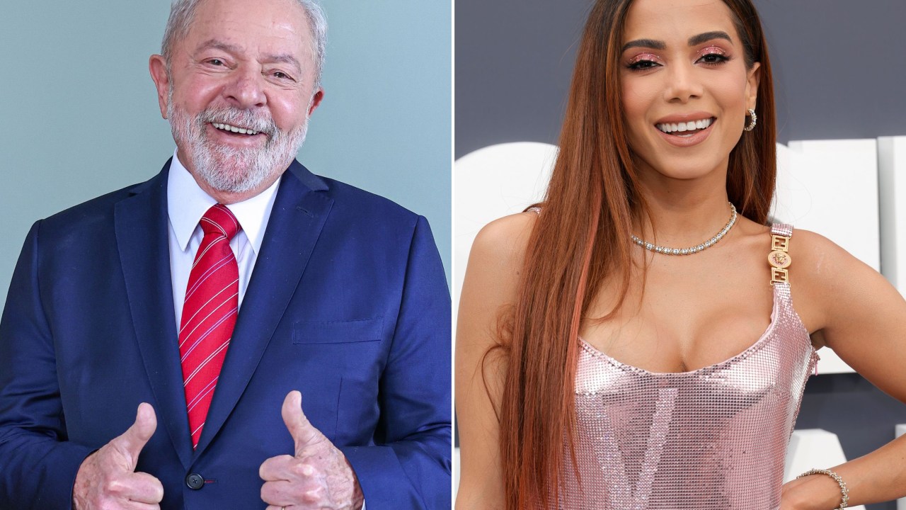 O ex-presidente Lula e a cantora Anitta //