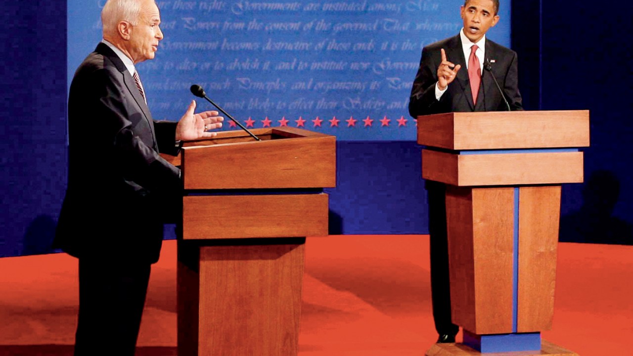 EDUCAÇÃO - McCain, no debate de 2008: “Obama é um cidadão decente” -