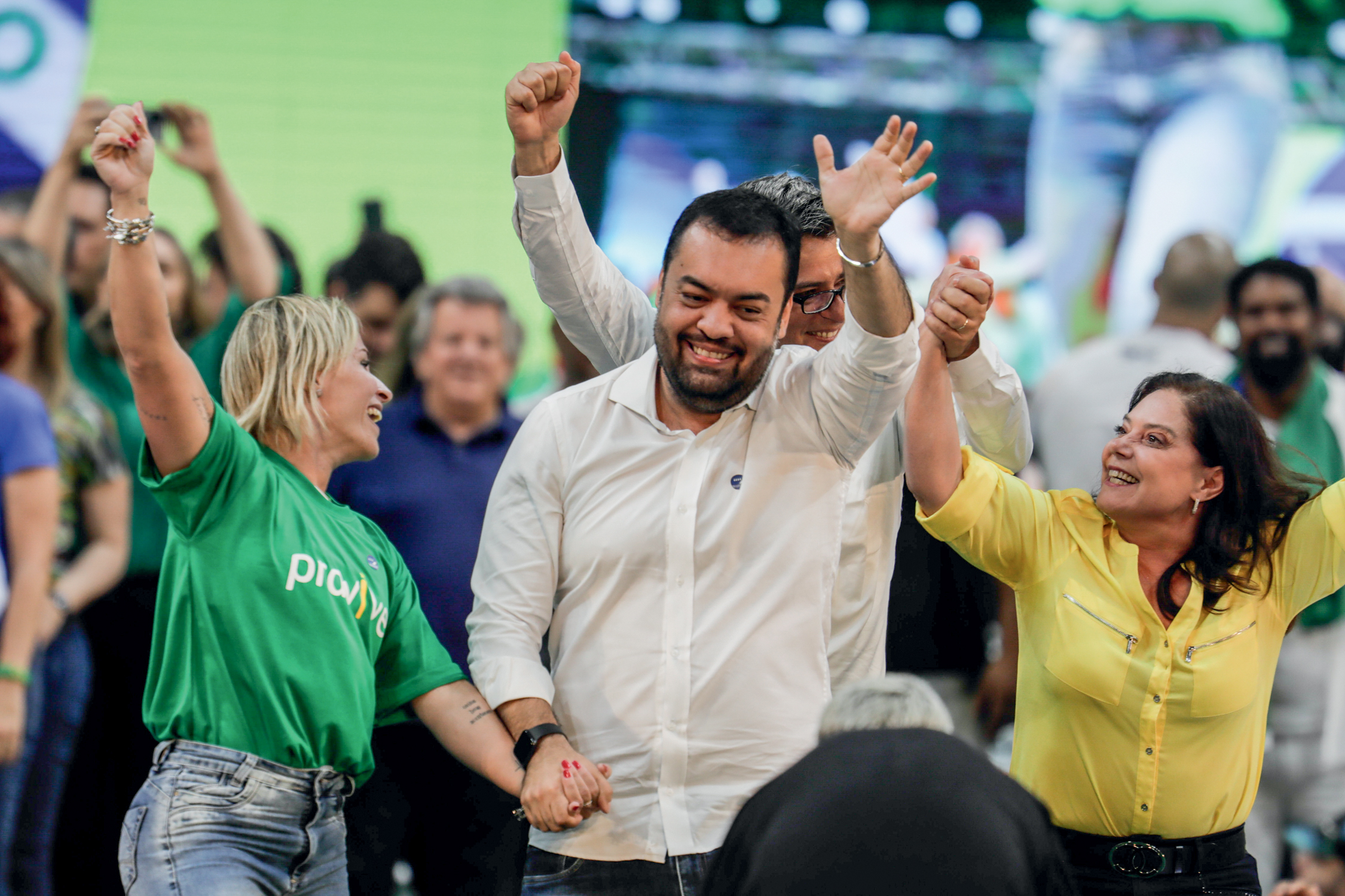 O OPONENTE -&ensp;Castro em a&ccedil;&atilde;o: ele ajuda a sedimentar o eleitorado evang&eacute;lico -