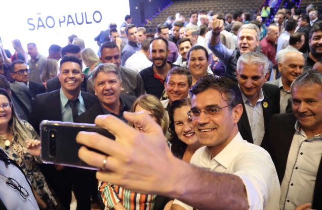 Rodrigo Garcia governador e candidato `a reeleição de São Paulo pelo PSDB, faz campanha eleitoral pelo interior. 06/2022.