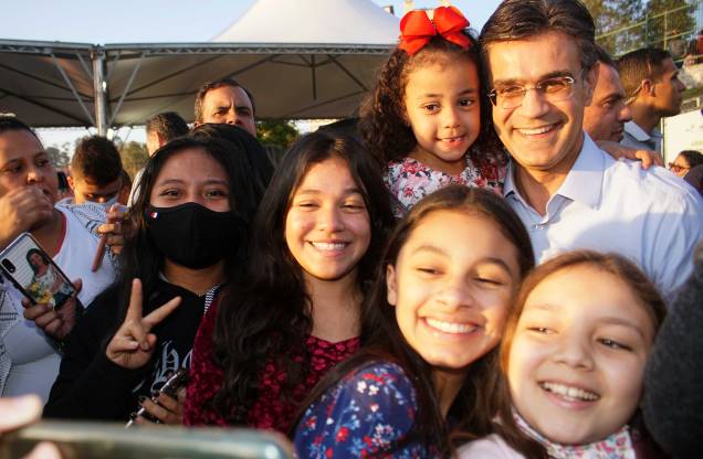 Rodrigo Garcia governador e candidato `a reeleição de São Paulo pelo PSDB, faz campanha eleitoral pelo interior. 06/2022. Rodrigo Garcia governador e candidato `a reeleição de São Paulo pelo PSDB, faz campanha eleitoral pelo interior. 06/2022.