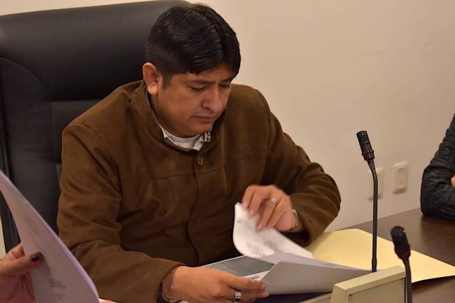 Rolando Cuéllar deputado do Movimento ao Socialismo MAS Santa Cruz Bolívia Rolando Cuéllar, deputado do Movimento ao Socialismo (MAS) por Santa Cruz, Bolívia