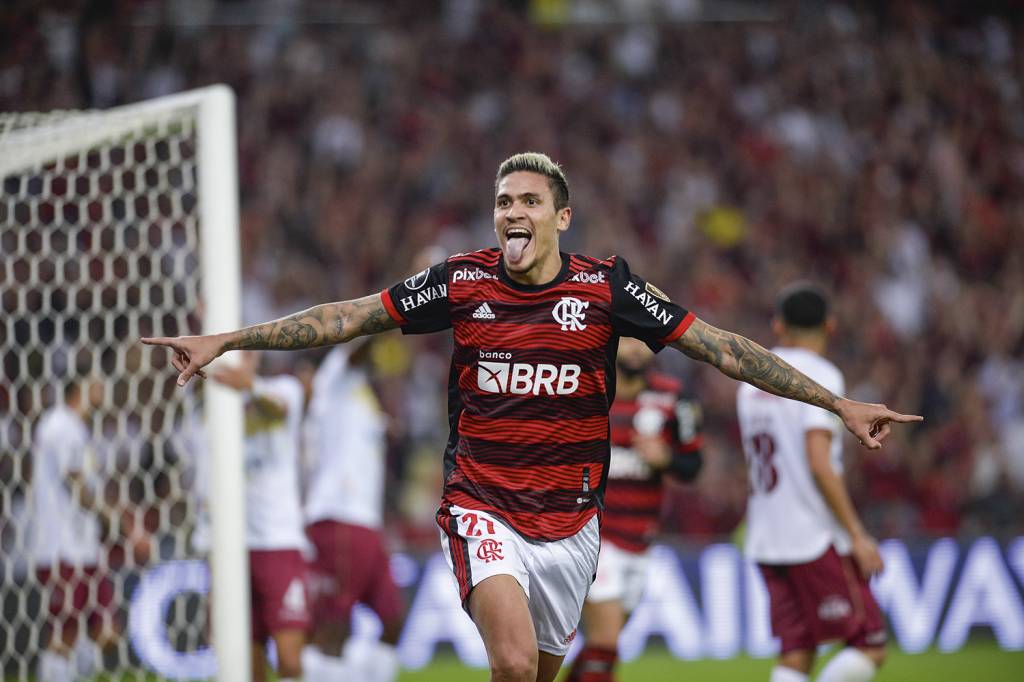 GOLEADA - O Flamengo do atacante Pedro fez 7 a 1 no Tolima: atropelamento -